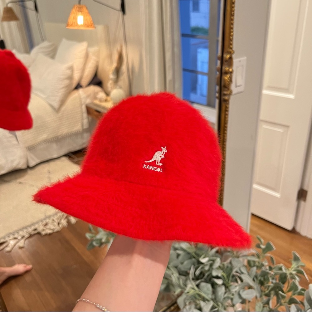 Kangol Red Bucket Hat